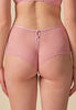 General view of a women model wearing Gossard soft pink  Short