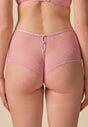 General view of a women model wearing Gossard soft pink  Short