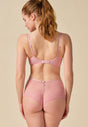 General view of a women model wearing Gossard soft pink  Short