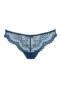 Front cutout view of Gossard deep teal microfibre Thong