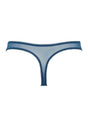Back cutout view of Gossard deep teal microfibre Thong