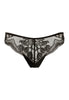 Front cutout view of Gossard black  Brazilian