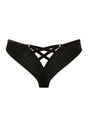 Back cutout view of Gossard black  Brazilian