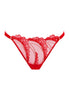 Front cutout view of Gossard red  Brazilian