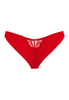 Back cutout view of Gossard red  Brazilian