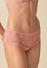 Front view of a women model wearing Gossard blush microfibre Short
