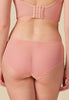 General view of a women model wearing Gossard blush microfibre Short