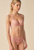General view of a women model wearing Gossard blush microfibre Short