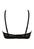 Back cutout view of Gossard black microfibre Bralet