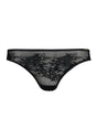 Front cutout view of Gossard black microfibre Brief