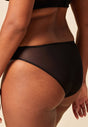 General view of a women model wearing Gossard black microfibre Brief