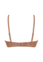 Back cutout view of Gossard beige microfibre Bralet