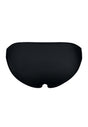 Back cutout view of Gossard black microfibre Brief