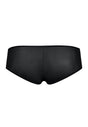 Back cutout view of Gossard black microfibre Short