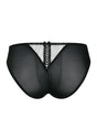 Back cutout view of Gossard black microfibre Brief