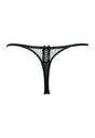 Back cutout view of Gossard black microfibre Thong