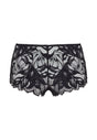Front cutout view of Gossard black microfibre Short