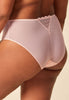 Back view of a women model wearing Gossard blush microfibre Deep Brief