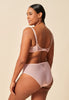 General view of a women model wearing Gossard blush microfibre Full Cup Non Padded Bra