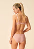 General view of a women model wearing Gossard blush microfibre Full Cup Non Padded Bra