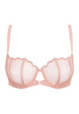 Front cutout view of Gossard blush microfibre Non Padded Balconette Bra