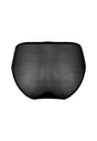 Back cutout view of Gossard black microfibre Brief