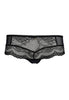 Front cutout view of Gossard black microfibre Short