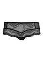 Front cutout view of Gossard black microfibre Short