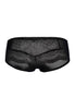 Back cutout view of Gossard black microfibre Short