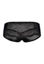 Back cutout view of Gossard black microfibre Short