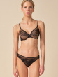 Glossies Lace Brief - Black
