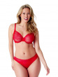 Glossies Lace Brief - Chilli Red