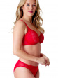 Glossies Lace Brief - Chilli Red