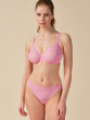Glossies Lace Sheer Moulded Bra - Sweet Lilac