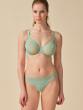 Glossies Lace Thong - Brook Green