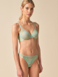 Glossies Lace Thong - Brook Green