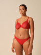 Glossies Lace Thong - Chilli Red