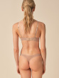 Glossies Lace Thong - Beige