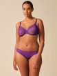 Glossies Lace Sheer Moulded Bra - Ultra Violet