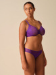 Glossies Lace Sheer Moulded Bra - Ultra Violet