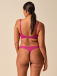 Glossies Lace Sheer Moulded Bra - Vivid Fuchsia