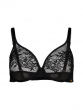 Glossies Lace Moulded Bra - Black