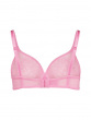 Glossies Lace Sheer Moulded Bra - Sweet Lilac