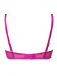 Glossies Lace Sheer Moulded Bra - Vivid Fuchsia