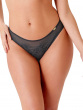Glossies Lace Brief - Charcoal