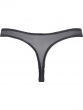 Glossies Lace Thong - Charcoal