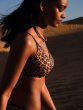 Glossies Leopard Sheer Moulded Bra - Animal Print