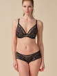 Encore Padded High Apex Bra - Black/Nude