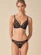Encore Thong - Black/Nude