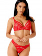 Encore Padded High Apex Bra - Allure Red